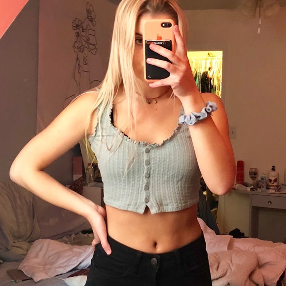 Urban Outfitters cropped tank top - Picture 2 of 4